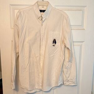Polo by Ralph Lauren Men's Cream/ White Button Down Shirt